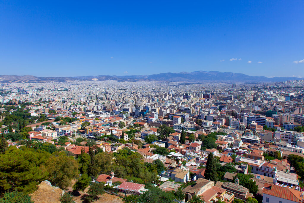 view on the Athens