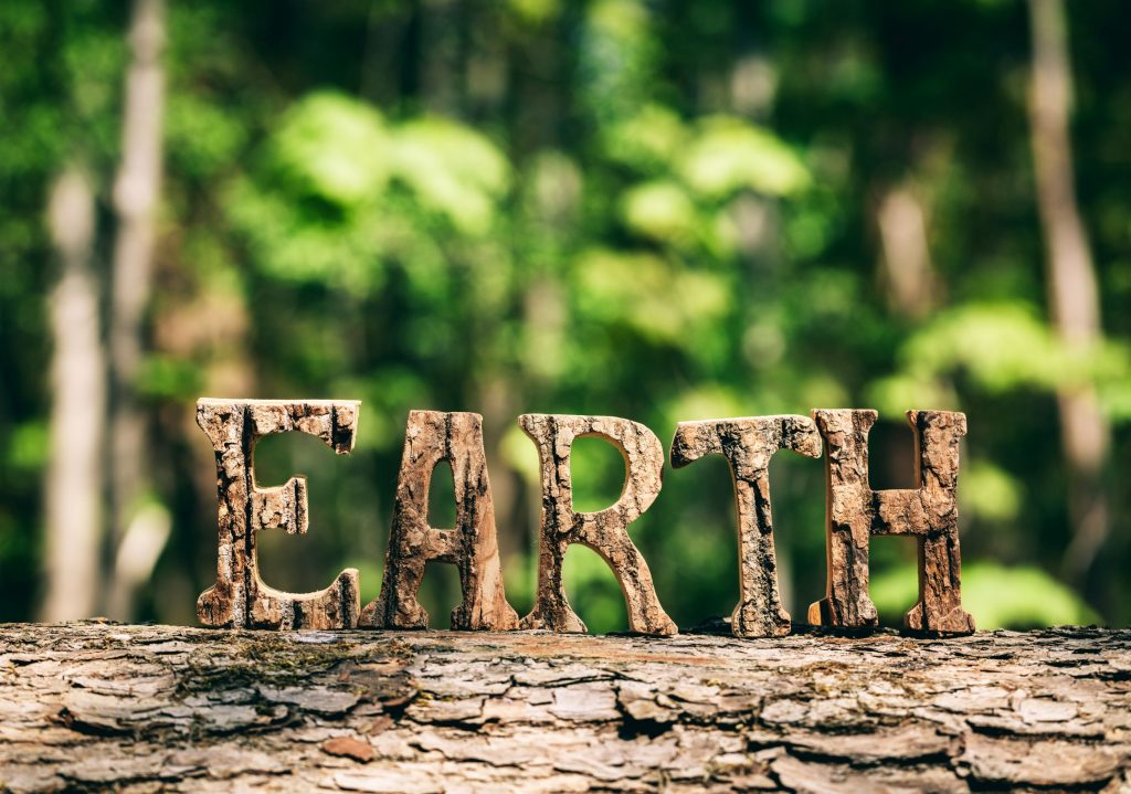 earth-writing-made-from-wooden-letters-in-the-fore-DNQRTF4