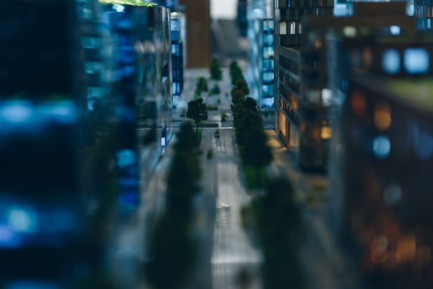 close-up-shot-of-street-at-miniature-model-of-mode-HLGZ5RE