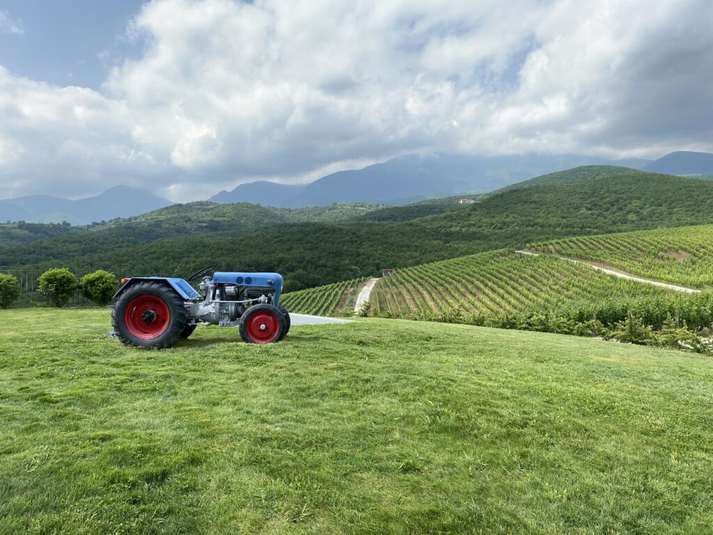 blue-tractor-in-the-green-grass-green-mountains-a-2022-06-16-00-24-09-utc